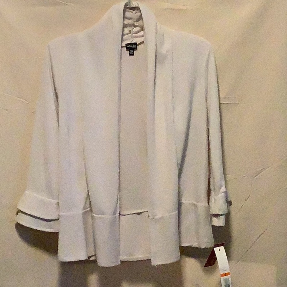 3/4 sleeve sweater jacket